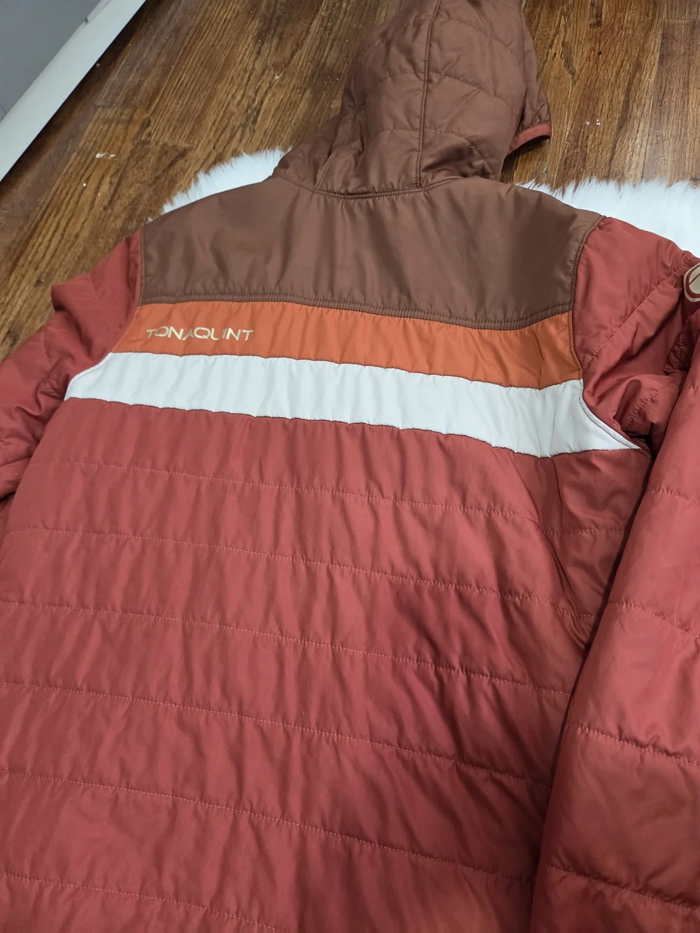 AL.L. Bean Mountain Classic  Brown Hooded Puffer Jacket